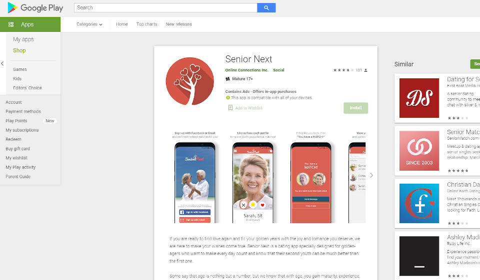 Peut-il y avoir des membres faux ou frauduleux trouvés sur le site Web Senior Next?